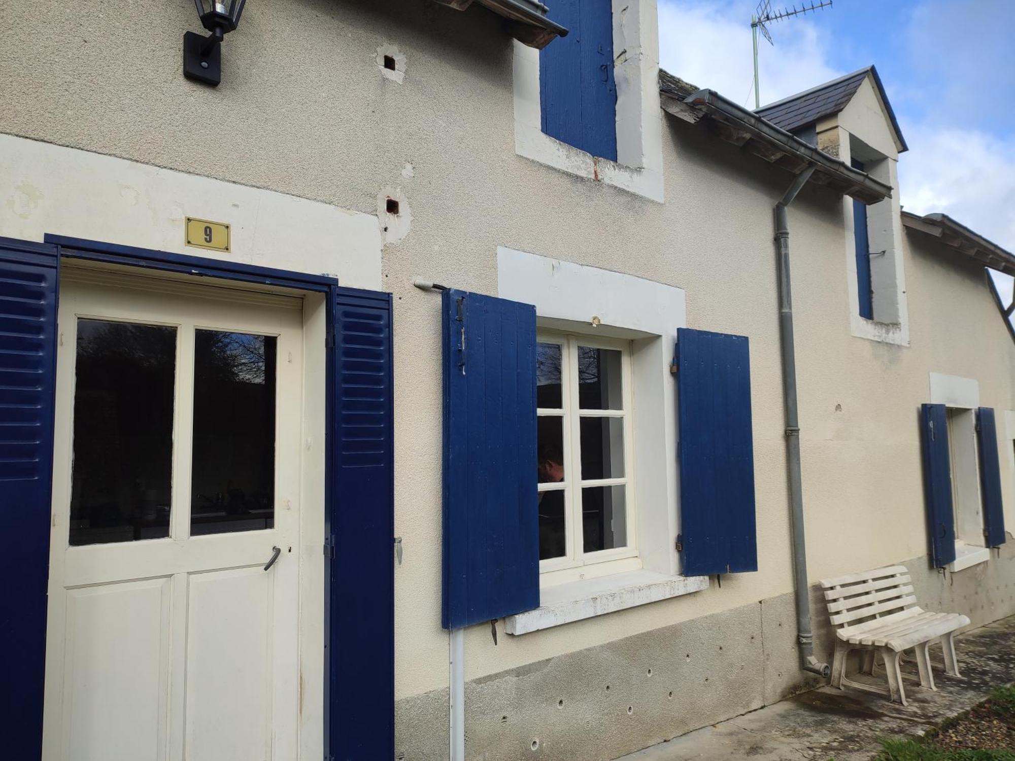 Maison Plain Pied, 2 Chambres, Longere Typique , Fraiche, Dans Bourg Avec Tous Commerces Lucay-le-Male Exterior photo